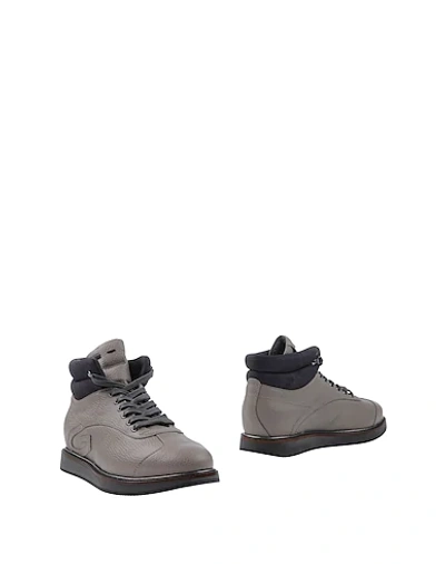 Shop Alberto Guardiani Boots In Dove Grey