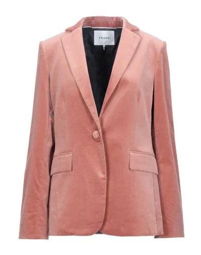 Shop Frame Suit Jackets In Pastel Pink