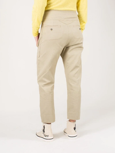 Shop Isabel Marant Étoile Raluni Pants Khaki In Green