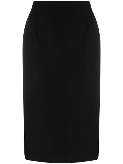 Shop Eileen Fisher High Waisted Pencil Skirt In Black