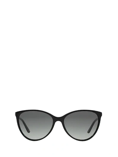 Shop Versace Ve4260 Black Sunglasses In Gb1/11