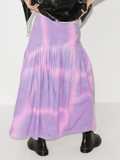 Shop Collina Strada X Browns 50 Mariposa Tie-dye Maxi Skirt In Pink