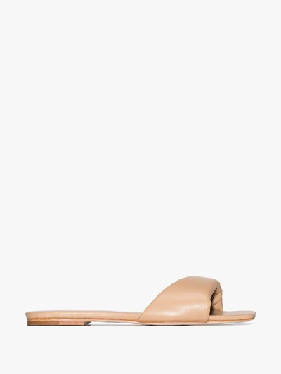 Shop Studio Amelia Beige 3.31 Leather Sandals In Neutrals