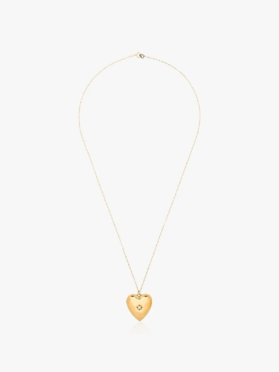 Shop Sasha Samuel Gold-plated Anouk Heart Locket Necklace