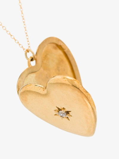 Shop Sasha Samuel Gold-plated Anouk Heart Locket Necklace