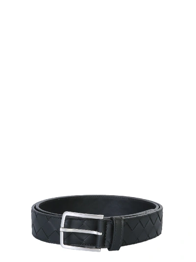 Shop Bottega Veneta Belt With Buckle In Black