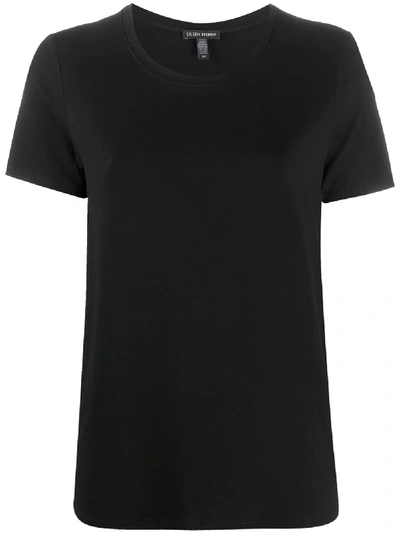 Shop Eileen Fisher Jersey T-shirt In Black