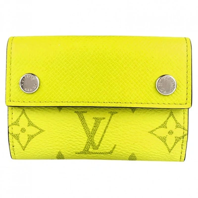 Pre-owned Louis Vuitton Yellow Leather Small Bag, Wallet & Cases