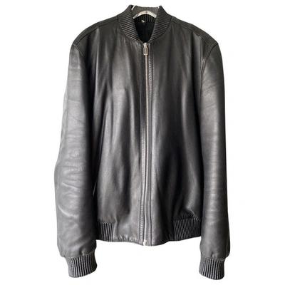 Pre-owned Dior Black Leather Jacket
