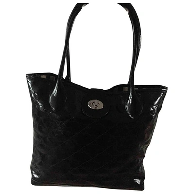 Pre-owned Lulu Guinness Black Patent Leather Handbag