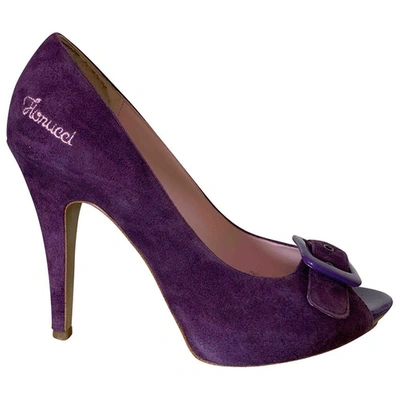 Pre-owned Fiorucci Heels In Purple