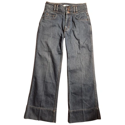 Pre-owned Current Elliott Large Jeans In Blue