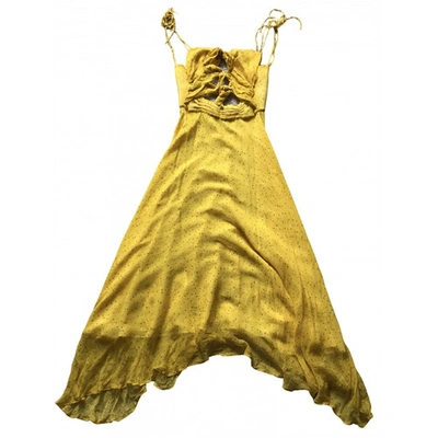 Pre-owned Bec & Bridge Yellow Dress