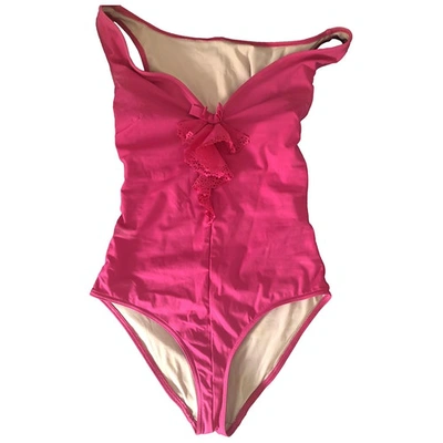 Pre-owned Chantal Thomass Pink Swimwear