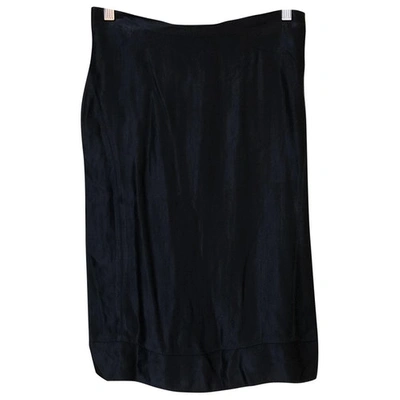 Pre-owned Rochas Mid-length Skirt In Black