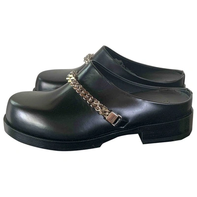Pre-owned Alyx Black Leather Mules & Clogs