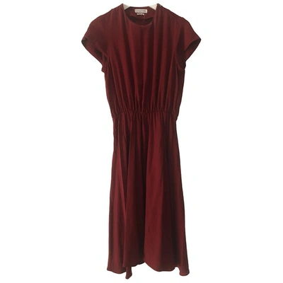 Pre-owned Isabel Marant Étoile Red Silk Dress