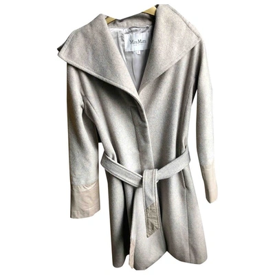 Pre-owned Max Mara Atelier Grey Cashmere Coat