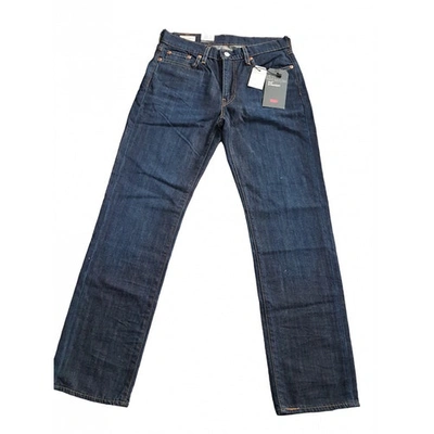 Pre-owned Levi's 514 Blue Cotton Jeans