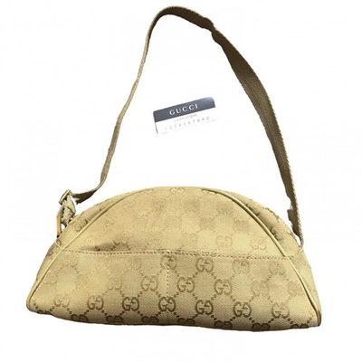 Pre-owned Gucci Gold Cloth Handbag
