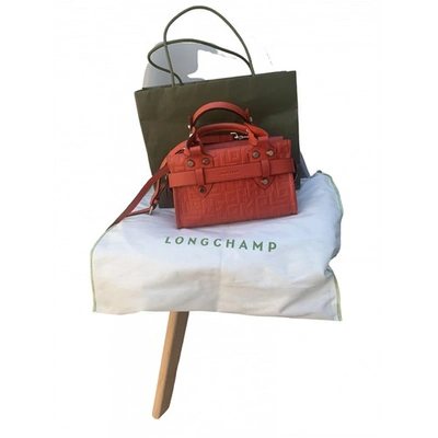Pre-owned Longchamp Red Leather Handbag