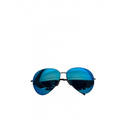 Pre-owned Victoria Beckham Blue Metal Sunglasses