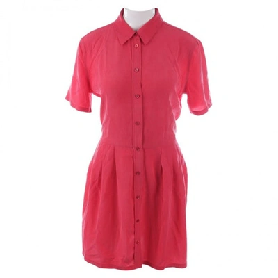 Pre-owned Equipment Red Cotton Dress