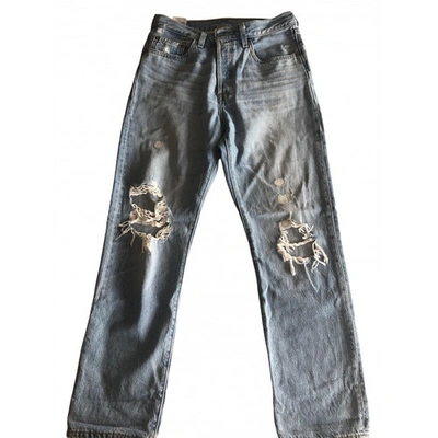 Pre-owned Levi's 501 Blue Denim - Jeans Jeans