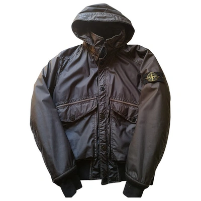 Pre-owned Stone Island Anthracite Cotton Jackets