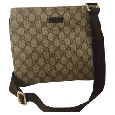 Pre-owned Gucci Beige Cloth Bag