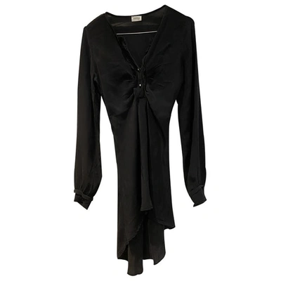 Pre-owned Ottod'ame Black Silk  Top