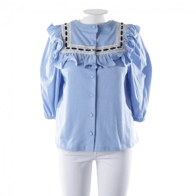 Pre-owned Marc Jacobs Blue Cotton Tops