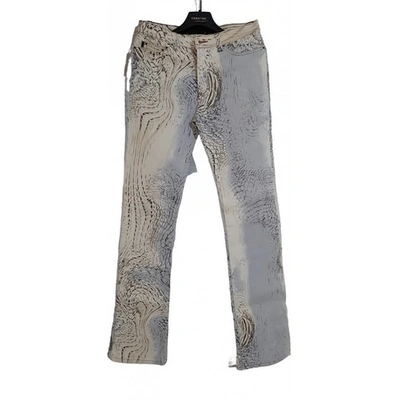 Pre-owned Just Cavalli Cotton - Elasthane Jeans