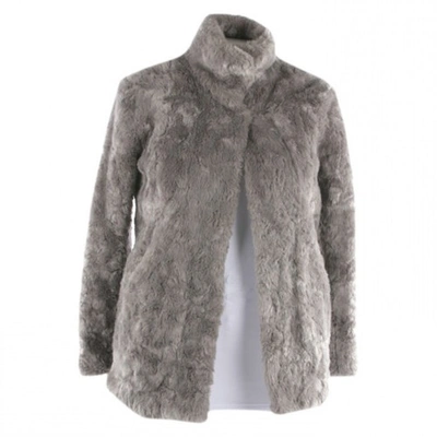 Pre-owned Tiger Of Sweden Grey Faux Fur Jacket