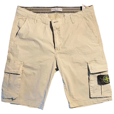 Pre-owned Stone Island Grey Cotton Shorts