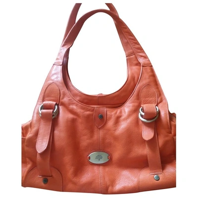 Pre-owned Mulberry Orange Leather Handbag