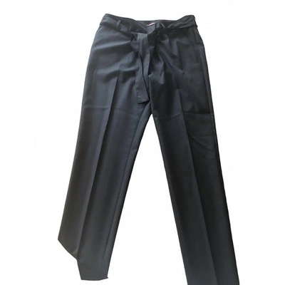 Pre-owned Comptoir Des Cotonniers Black Wool Trousers