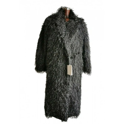 Pre-owned Max Mara Faux Fur Coat