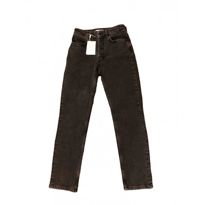Pre-owned Anine Bing Spring Summer 2020 Grey Denim - Jeans Jeans