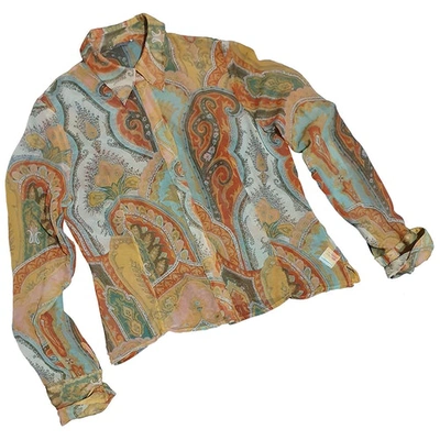 Pre-owned Schumacher Silk Shirt In Multicolour