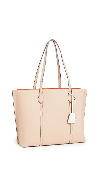 Shop Tory Burch Perry Triple Compartment Tote In Devon Sand