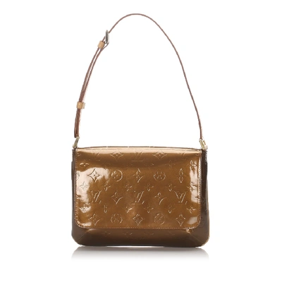 Pre-owned Louis Vuitton Vernis Thompson Street In Brown