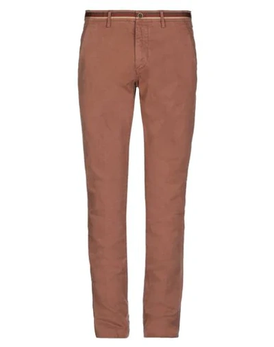 Shop Mason's Casual Pants In Brown