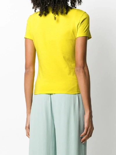 Shop Theory Tiny Tee T-shirt In Yellow