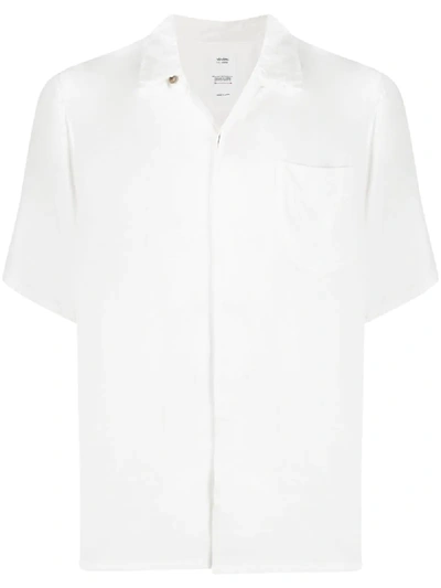 Shop Visvim Dragon Print Shirt In White