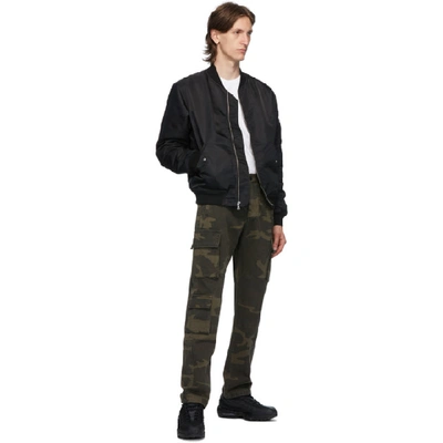 Shop John Elliott Black Bogota Ii Bomber Jacket