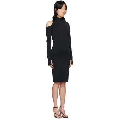 Shop Helmut Lang Black Cutout Dress