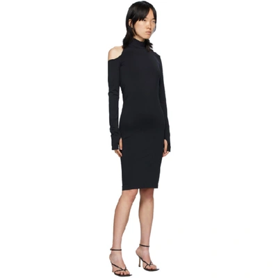 Shop Helmut Lang Black Cutout Dress