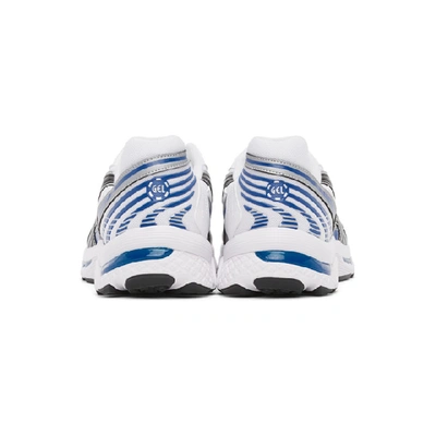 Shop Asics White And Silver Gel-kyrios Sneakers In 100 White