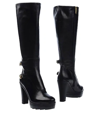 Shop Alberto Guardiani Boots In Black